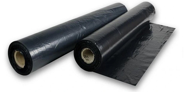 Folie PE polohadice 2x100 / 100mi černá 200ks/role - 